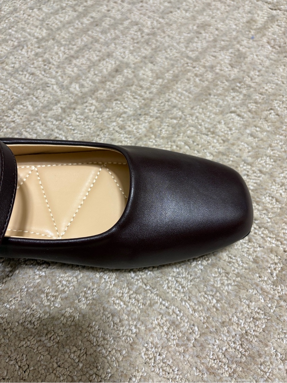 Classic Mary Jane Flats in Dark Brown - Women - Picture 3 of 8